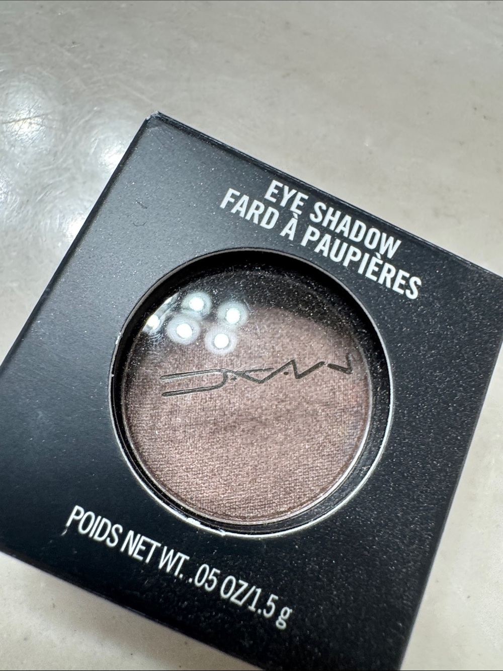 MAC Cosmetics Eye Shadow Satin 
Taupe Frost